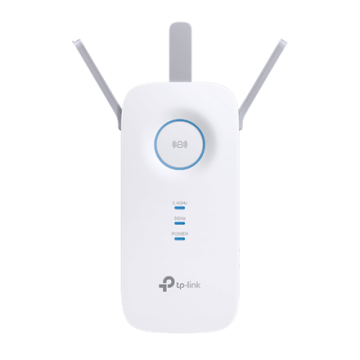 TP-LINK | AC1900 Wi-Fi Range Extender | RE550 | 802.11ac | 2GHz/5GHz | 600+1300 Mbit/s | 10/100/1000 Mbit/s | Ethernet LAN (RJ-45) ports 1 | MU-MiMO No | no PoE | Antenna type 3xExternal