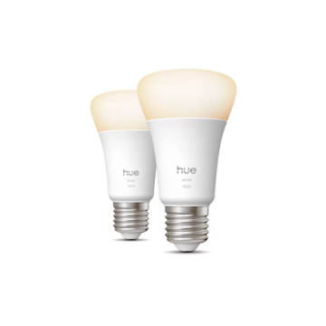 Philips LED lemputė Hue W 1100 A60 2P EU, 1100 A, baltos spalvos, 9,5 W