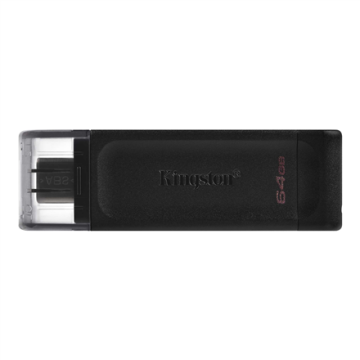 Kingston | DataTraveler 70 | 64 GB | USB Type-C | Black