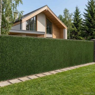 Dirbtinė tvora Šviesiai žalia 1 x 5 m PVC ir Plienas