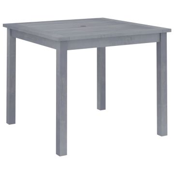 Sodo valgomojo stalas, 88x88x74cm, akacijos medienos masyvas