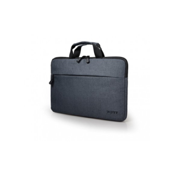 PORT DESIGNS | Belize | Fits up to size 13.3  | Toploading laptop case | Shoulder strap | Black