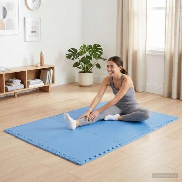 Grindų Kilimai 40 pcs Mėlyna 14,4 m² EVA puta
