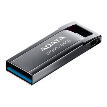 ADATA USB atmintinė UR340, juodos spalvos, 32 GB
