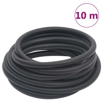 Hibridinė oro žarna, juodos spalvos, 0,6, 10m, guma ir PVC