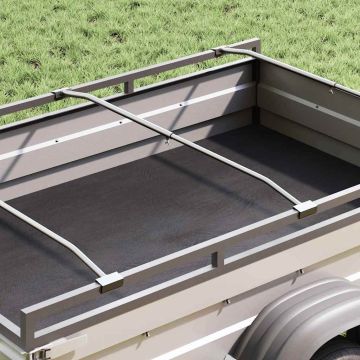 Tentų laikiklis priekaboms 3 pcs Sidabro 100-145 cm Aliuminis