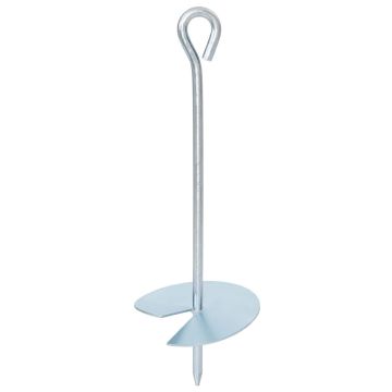 Žemės inkaras 2 pcs Sidabrinė Ø10 x 30 cm Cinkuotas metalas