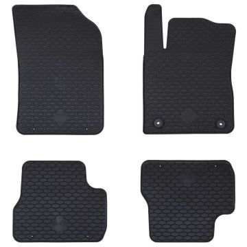 Automobilių kilimėlis 4 pcs Juodas tinka C3 TPE