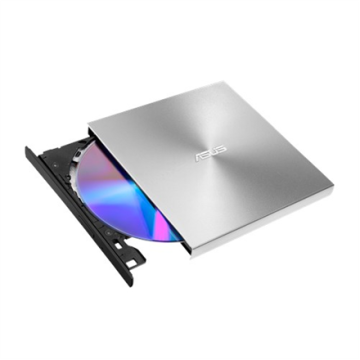 Asus išorinis optinis diskų įrenginys ZenDrive U9M, sidabrinės spalvos, USB 2.0