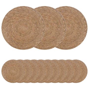 Jūros žolės padėkliukai 50 pcs Natūrali Ø 30 cm 100% Jūros žolė