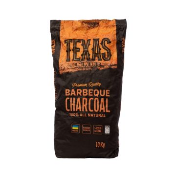 Medžio anglis „Texas Club“ 10 kg (stambios frakcijos)