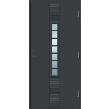 Lauko durys "Andre 7R", 21x9 dešininės, pilkos (RAL7016)
