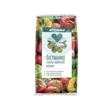 Durpių ir komposto mišinys šiltnamiams AGROCHEMA, 80 l