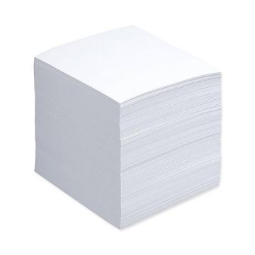 Balti užrašų lapeliai plėvelėje 90x90 mm, 500 lapelių