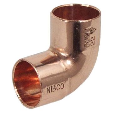 Varinė alkūnė NIBCO 5090018 90°V/V, trumpu spinduliu, 18 mm