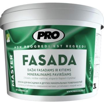 Dažai PRO FASADA, antracito spalva, 5 l