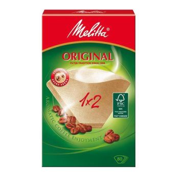 Kavos filtrai MELITTA 1×2, 40 vnt.