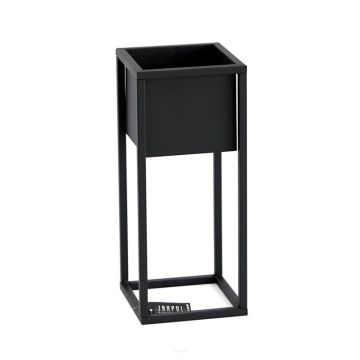 Gėlių stovas CUBO, 210×210×500 mm, juodas