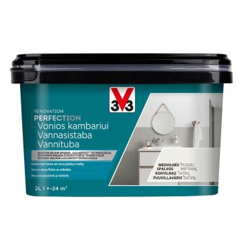 Emaliniai dažai V33 Perfection Bathroom, 2 l, medvilnės