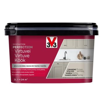 Emaliniai dažai V33 Perfection Kitchen, 2 l, cinamono