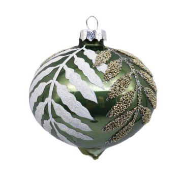 Stikliniai eglutės žaisliukai CHRISTMAS TOUCH, 4 vnt.