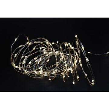 Girlianda Chirstmas Touch 80LED, 8.3m, 3xAA,  šiltai balta