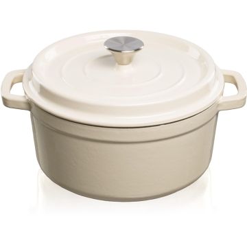 Puodas Grand feu FEUMWHITE, 24 cm x 24 cm x 10.5 cm, 3.5 l