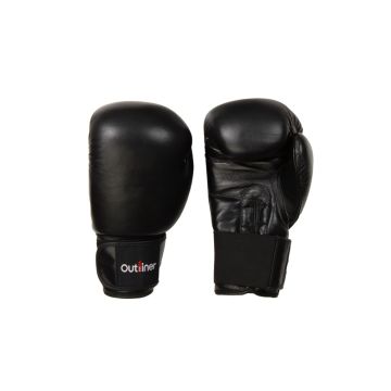 Odinės bokso pirštinės Outliner SG-1011, juoda, 8 oz