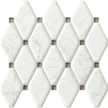 Keraminė sienų mozaika Graniti White, 29.8 x 27 cm