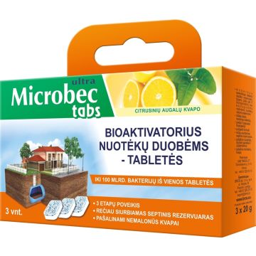 Bioaktivatorius nuotėkų duobėms tabletės, 3vnt