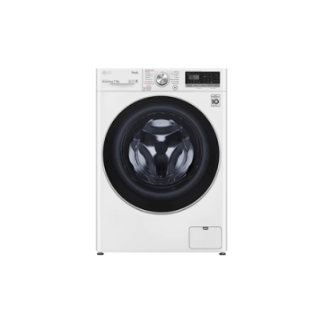 LG skalbimo mašina F2DV5S7S1E, 60 cm pločio, baltos spalvos, Wi-Fi