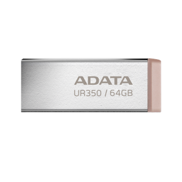 ADATA USB atmintinė UR350, rudos spalvos, 64 GB