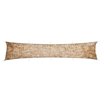 Maskuojantis tinklas su daiktadėže, 844x142 cm, smėlio spalvos