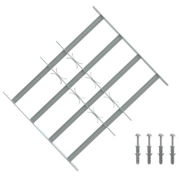 Saugumo grotelės langams su 4 kryžmėmis 3 pcs 430-740 mm