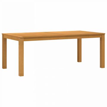 Valgomojo stalas 200 x 100 x 75 cm Kietas ąžuolo medis Natūrali