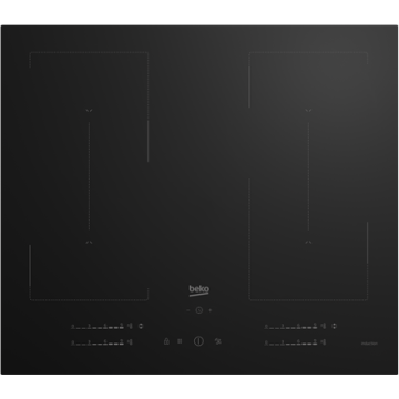 Beko kaitlentė HII64720QUF2T, juodos spalvos