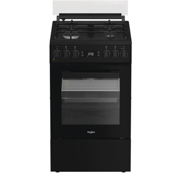 Whirlpool viryklė W5G8LMSWTB, 50 cm pločio, juodos spalvos, 60 L