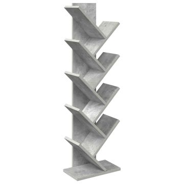 Medinis bibliotekos stovas 6-lygių 30 x 18 x 100 cm