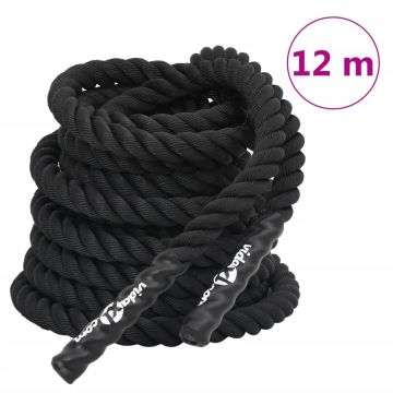 Kovos virvė, juoda, 12 m, 9 kg, poliesteris