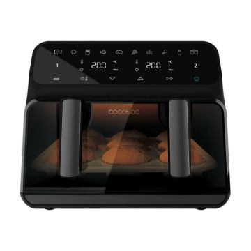 Cecotec gruzdintuvė Cecofry Advance 9000 Window, juodos spalvos, 9 L