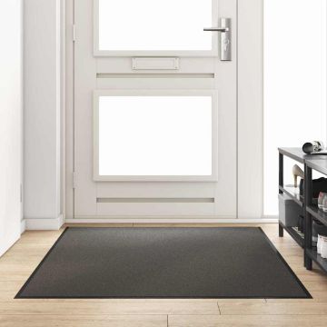 Durų kilimėlis Antracito ir juoda 120 x 180 cm 100% poliamidas
