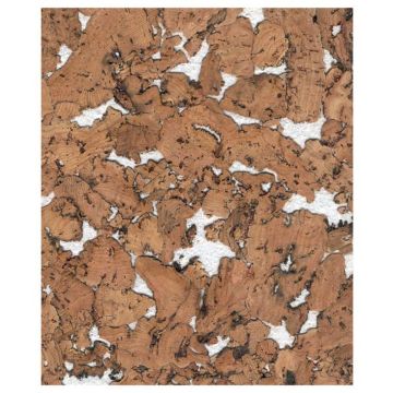 Kamštinė sienų danga Condor, 300x600x3 mm, balta