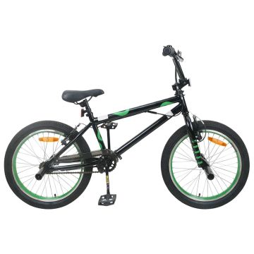 BMX Dviratis 20 Colių skirta vyresniems nei 9 metų Juoda