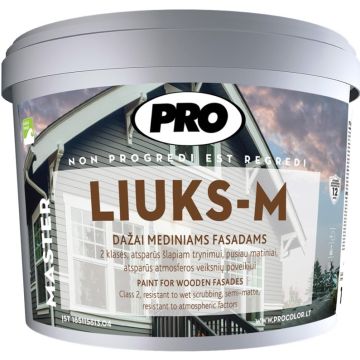Dažai PRO LIUKS-M, balti, 5 l
