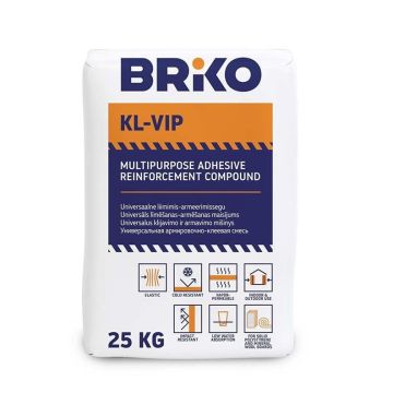 Universalus klijavimo ir armavimo mišinys Briko KL-VIP 25kg