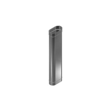 Kaminų įdėklas WADEX 103, ovalus, D120-240 mm, 1 m