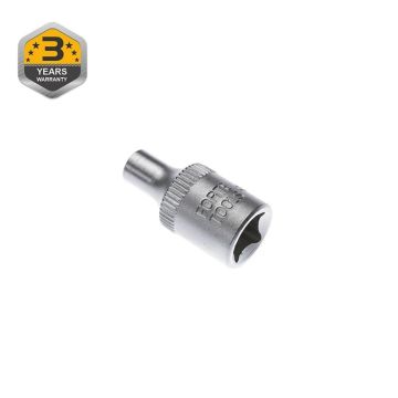 Žvaigždinė varžtų veržlių galvutė Forte Tools E4, ¼", 1 vnt