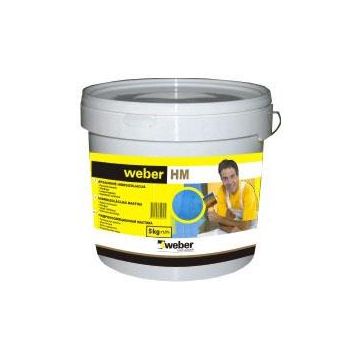 Hidroizoliacinė mastika Weber HM, 5 kg, mėlyna
