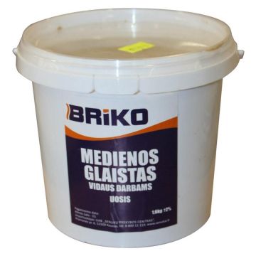 Uosio spalvos medienos glaistas Briko, 1,6 kg