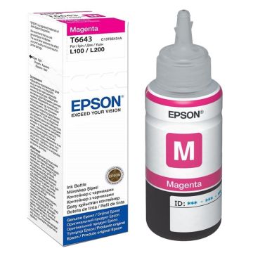 Rašalinio spausdintuvo kasetės rašalas Epson T6643, rožinis